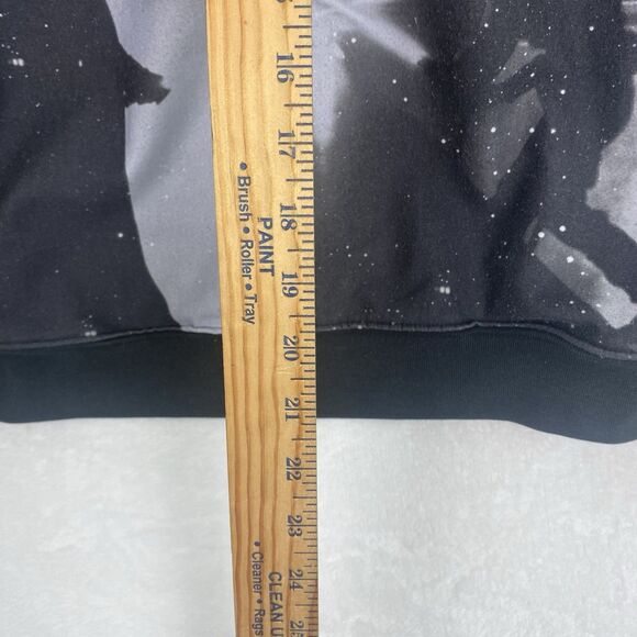 Star Wars Over Darth Vader Graphic Sweater Mens M Black Hoodie Sweatshirt - Picture 6 of 9